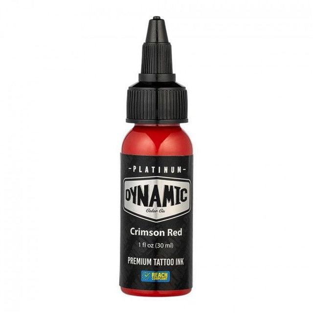 ENCRE DYNAMIC PLATINUM TATTOO INK - CRIMSON RED 30ml - CONFORME REACH