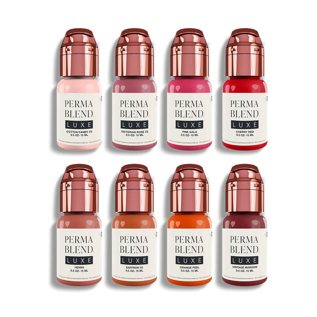 Encres Perma Blend Luxe 8x15ml - Set Pucker-Up Buttercup