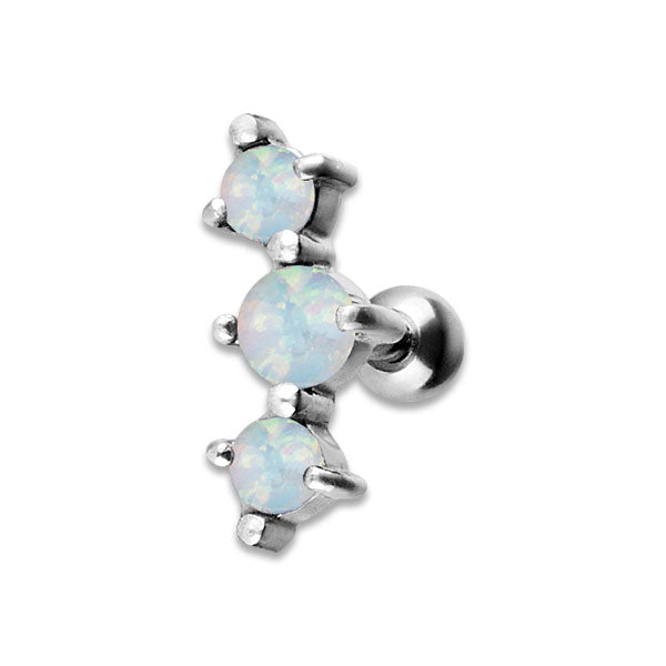 JEWELLED 3 HELIX BARBELL 2.5/3/2.5