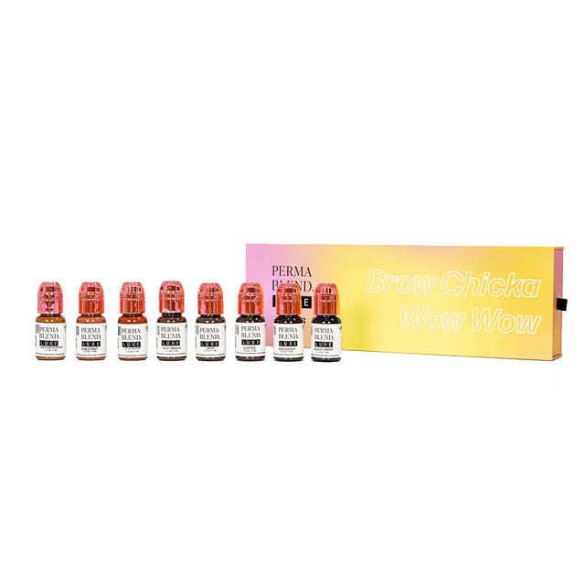 Encres Perma Blend Luxe 8x15ml - Set Brow-Chicka Wow Wow