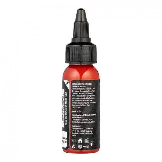 ENCRE DYNAMIC PLATINUM TATTOO INK REACH - SCARLET RED 30ml - CONFORME REACH