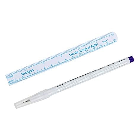 Marqueur chirurgical de précision, avec règle - 0,5 mm