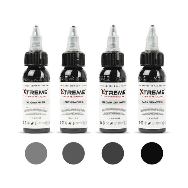 Encres XTreme Ink 4x30ml - GRAYWASH SET