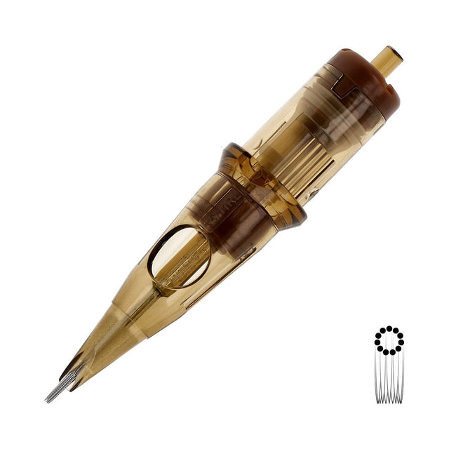 Cartouches Kwadron 0,35mm Long Taper Empty Round Liner 11RL