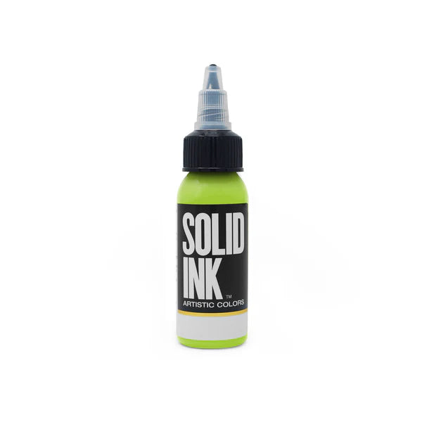 Encre Lime (30 ml) - Solid Artistic Color - NON DESTINÉE À LA PEAU HUMAINE
