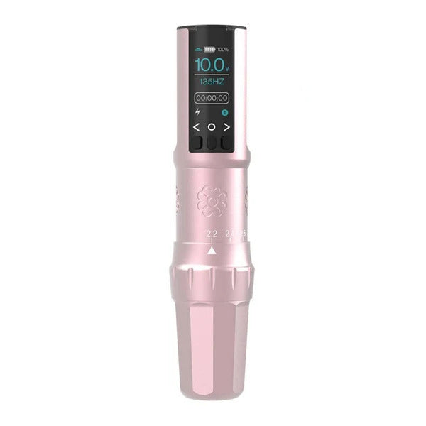 Machine de maquillage permanent Microbeau E.L.B. à course réglable - Rose poudré