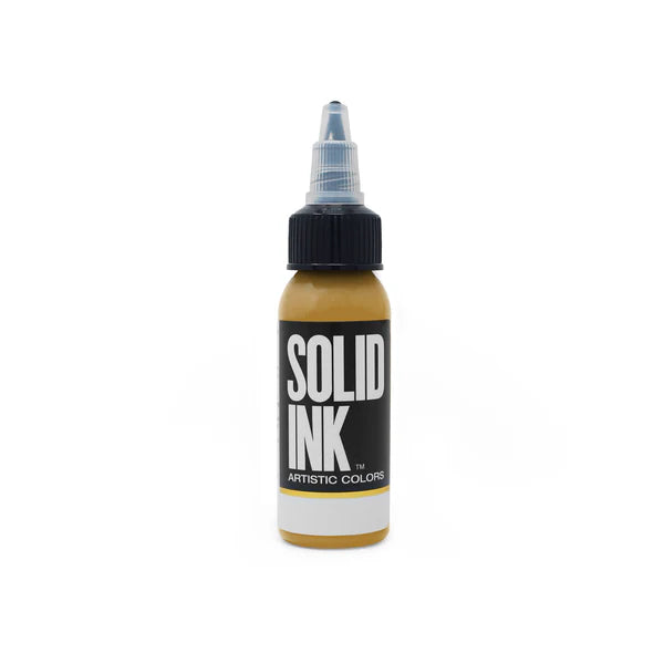 Encre Ochre (30 ml) - Solid Artistic Color - NON DESTINÉE À LA PEAU HUMAINE