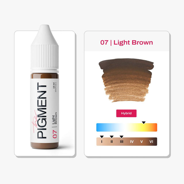 Pigment pour les sourcils THE PIGMENT - 07 Light Brown - 15ml
