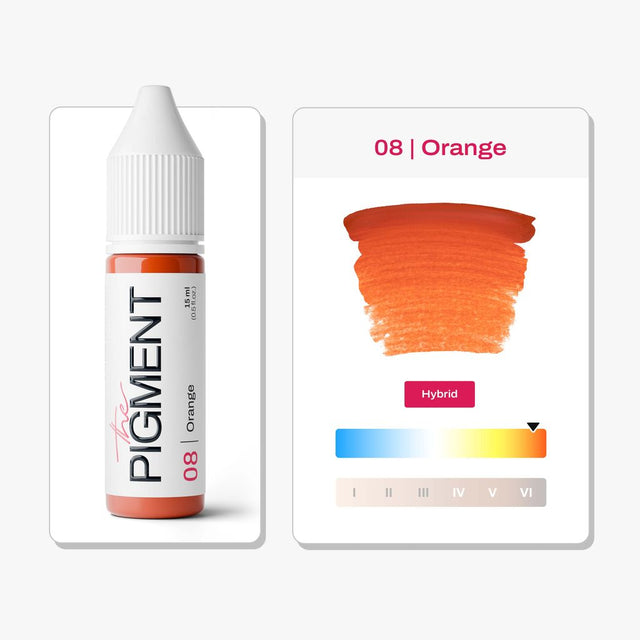 Pigment pour les sourcils THE PIGMENT - 08 Orange - 15ml