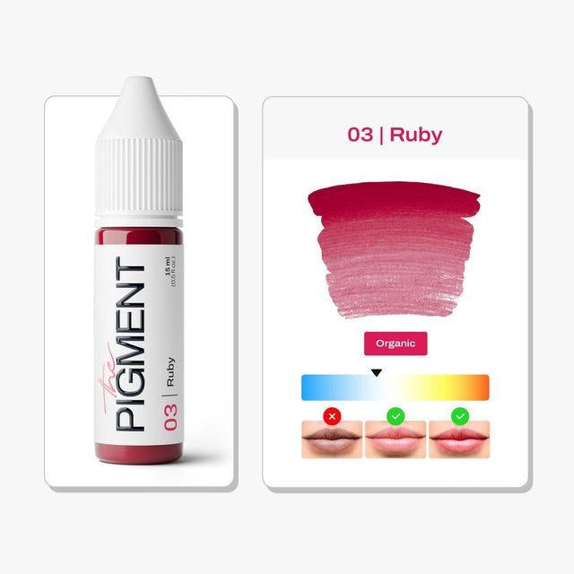 Pigment pour les lèvres THE PIGMENT - 03 Ruby - 15 ml