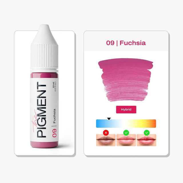Pigment pour les lèvres THE PIGMENT - 09 Fuchsia - 15 ml