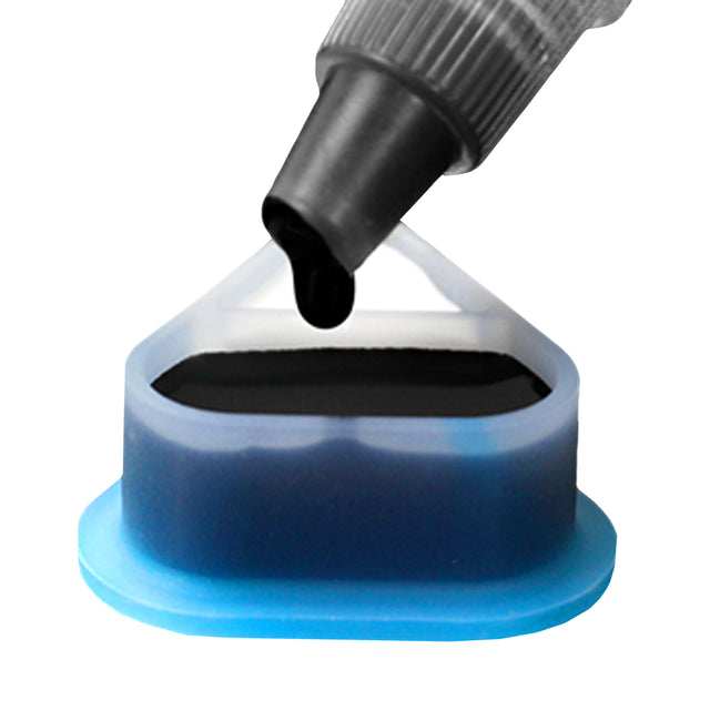 Cups encre triangulaires en silicone 2 en 1 BodySupply - 80 unités - 22mm