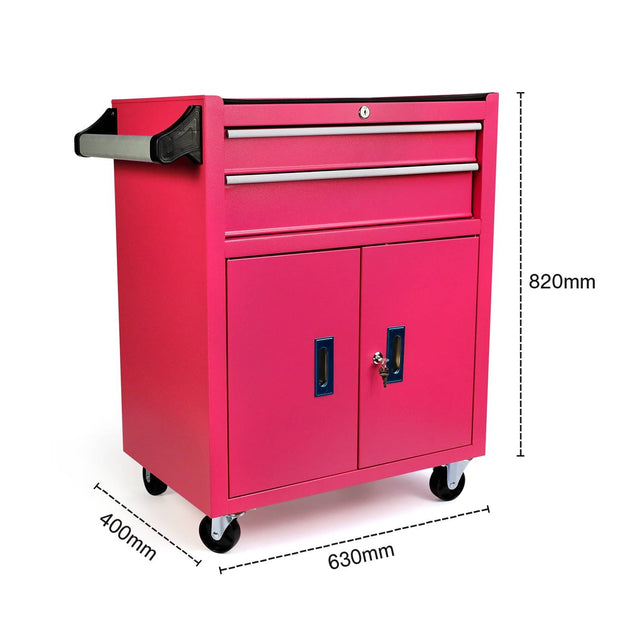 Poste de travail mobile Simple - Rose