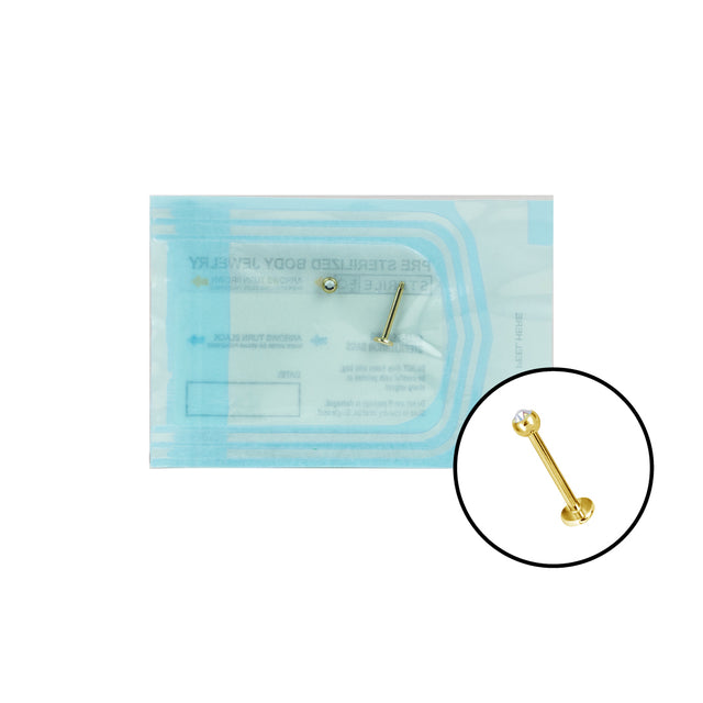 GD TT STERILE JEWEL LABRETS - Ball 3B