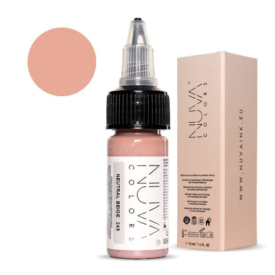 Encre Nuva Colors PMU 15ml - 245 Neutral Beige