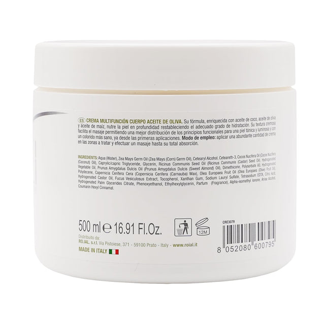 Crème multifonction avec extrait d'huile d'olive 500ml