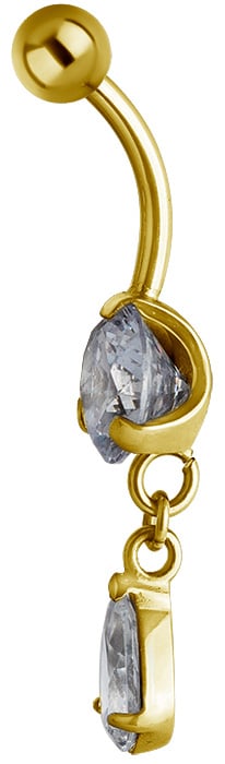 GD 316 JEWEL BANANA WITH DANGLES 1,6x10mm model 29 WH