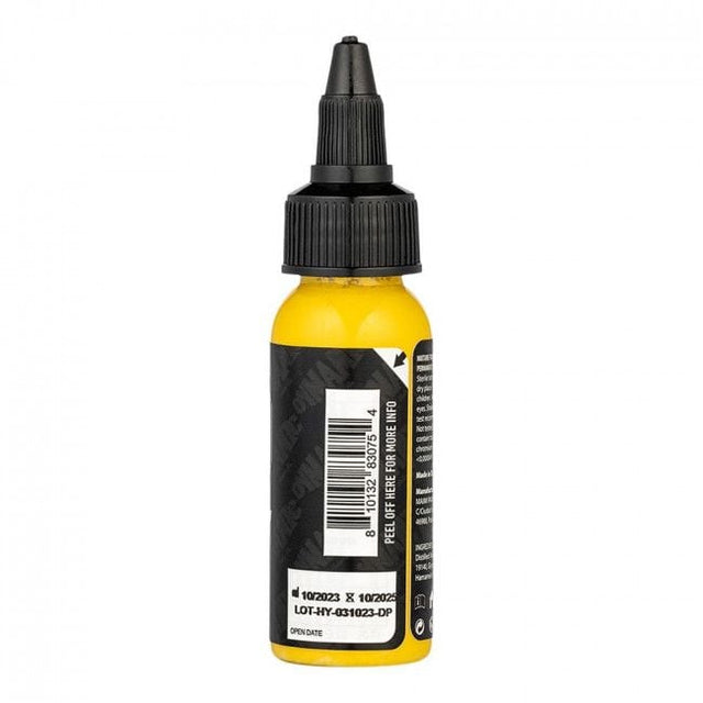 ENCRE DYNAMIC PLATINUM TATTOO INK - HIGHLIGHTER YELLOW 30ml - CONFORME REACH