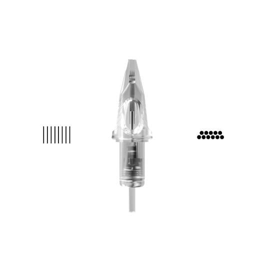 Cartouches Cheyenne Transparent Craft, 20 pcs - 13 Magnum 0,35mm Long Taper