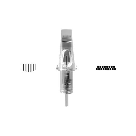 Cartouches Cheyenne Transparent Craft, 20 pcs - 17 Soft Magnum 0,35mm Long Taper