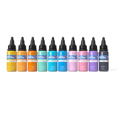 Encres INTENZE INK 10x30ml - Pastel Set - Conformes REACH
