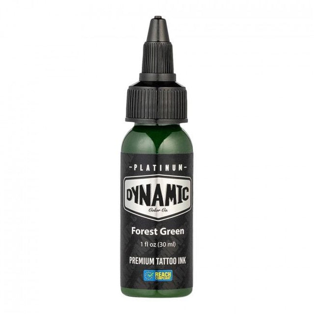 ENCRE DYNAMIC PLATINUM TATTOO INK - FOREST GREEN 30ml - CONFORME REACH