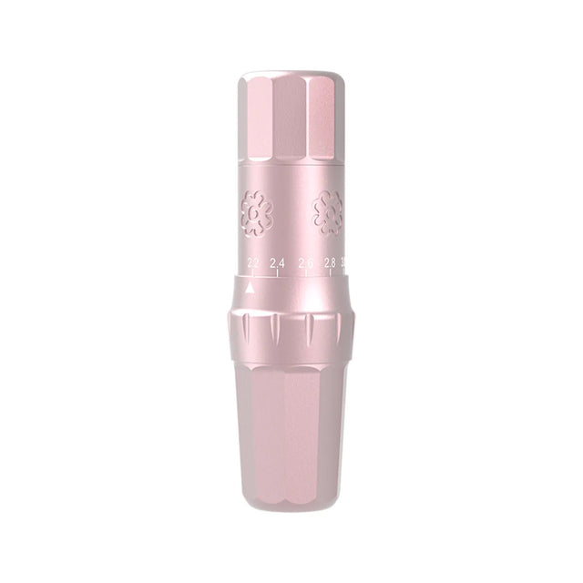Machine de maquillage permanent Microbeau E.L.B. à course réglable - Rose poudré
