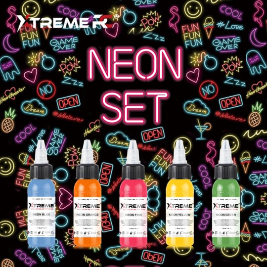 Encres XTreme Ink - 5x30ml - NEON SET