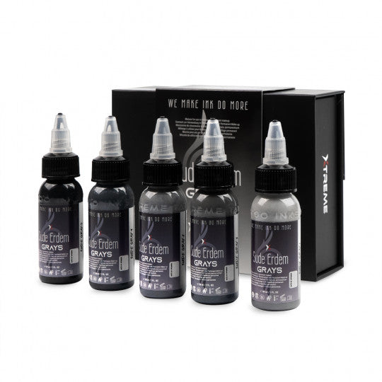 Encres XTreme Ink - 5x30ml - SUEDE ERDEM GRAYS SET