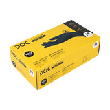 GANTS NITRILE VELO NOIR - 100 unités