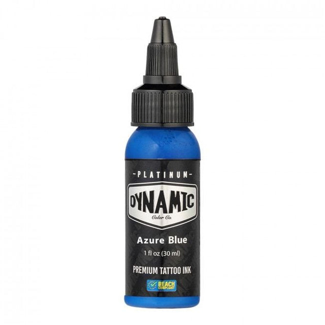 ENCRE DYNAMIC PLATINUM TATTOO INK - AZURE BLUE 30ml - CONFORME REACH