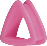 TRIANGULAR SILICONE FLESH TUNNELS