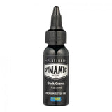 ENCRE DYNAMIC PLATINUM TATTOO INK - DARK GREEN 30ml - CONFORME REACH
