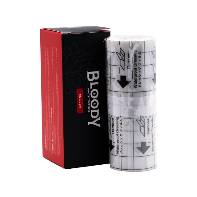 Film pour tatouage Bloody - Rouleau - 10cm x 2m