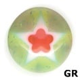 UV SCREW-ON ZIRCON MURANO BALLS