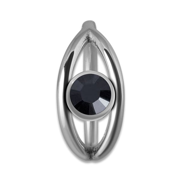 SS 316 JEWELLED HINGED RING ball 4mm