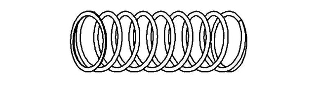 RESSORT DE PISTON INTÉRIEUR POUR MACHINE À ENCRE STANDARD