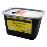  Poubelle pour aiguilles et buses de tatouage - Noir - 2000ml