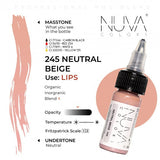 Encre Nuva Colors PMU 15ml - 245 Neutral Beige