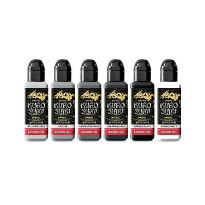 Encres Kuro Sumi Imperial - Marble Stone Set - 6x44ml