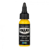 ENCRE DYNAMIC PLATINUM TATTOO INK - HIGHLIGHTER YELLOW 30ml - CONFORME REACH