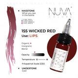 Encre Nuva Colors PMU 15ml - 155 Wicked Red