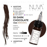 Encre Nuva Colors PMU 15ml - 55 Dark Chocolate