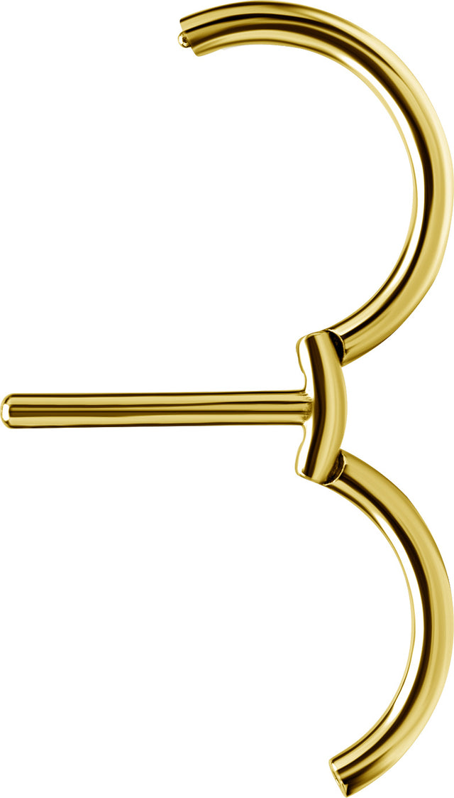 GD 316 DOUBLE NIPPLE CLICKER RING