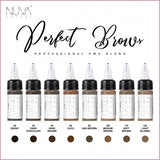 Encres Nuva Colors PMU - Set 8x15ml - EYEBROW COLLECTION