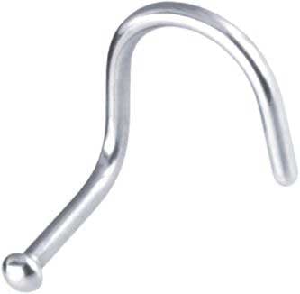 TT CURVED NOSE STUD