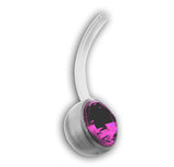 BIOFLEX CLEAR JEWELLED NAVEL BARBELLS