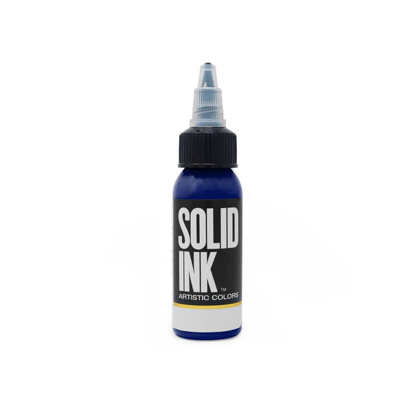Encre Dark Blue (30 ml) - Solid Artistic Color - NON DESTINÉE À LA PEAU HUMAINE