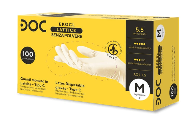 GANTS LATEX EKO - 100 unités
