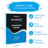 Papier de transfert EMALLA INKDOT - 21x30cm - 100 feuilles